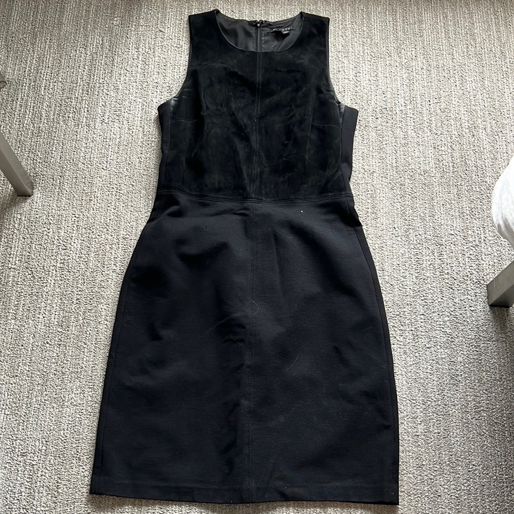 Theory Black Midi Dress